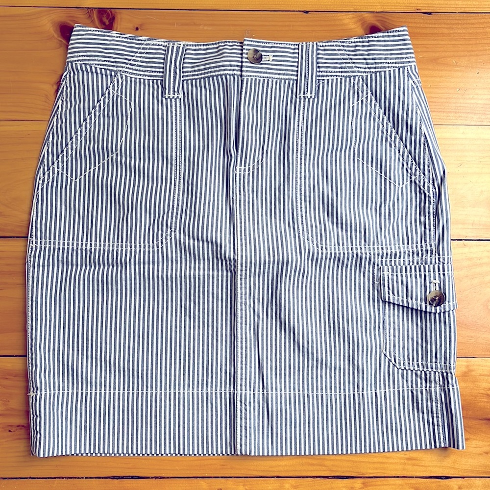 Vintage Bass & Co Seersucker Skirt